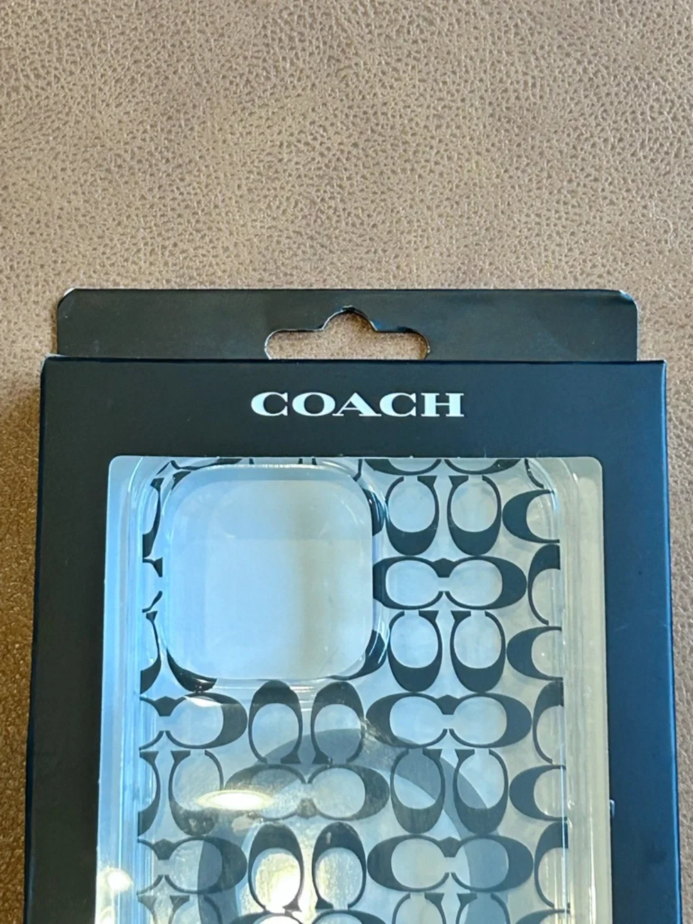 COACH Clear Signature Ombré Monogram Pattern iPhone 16 Pro Max MagSafe Case NIB - Picture 4 of 15